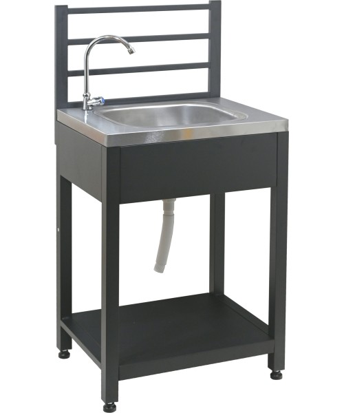 Dujiniai griliai Cattara: Modulinis stalas su kriaukle TORINO 1 lauko virtuvei 60x47x123cm
