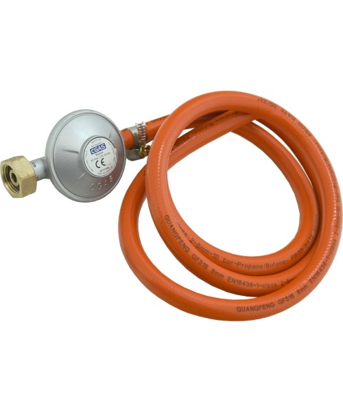 Grill Tools and Accessories Cattara: Gas pressure regulator 30mbar EN16129 - 1,5m hose set