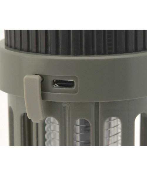Flashlight PLUM retractable rechargeable + insect catcher