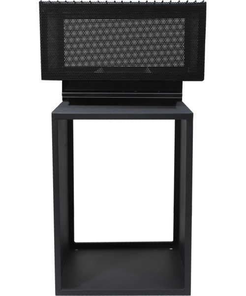 CUBE fireplace with grate 74cm