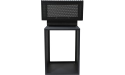 CUBE fireplace with grate 74cm