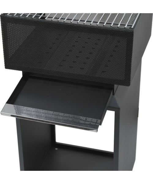 CUBE fireplace with grate 74cm