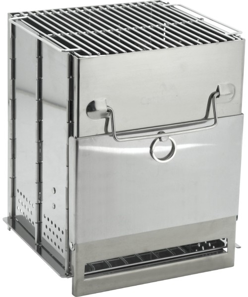 Coal Grills Cattara: Grill wood cooker CUBE folding
