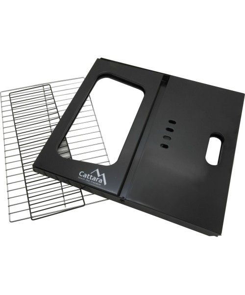 Foldable charcoal grill PIRAN 28x43cm