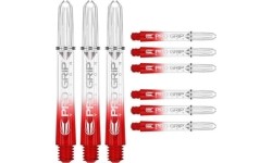 Velenai Target: Dart Shaft Target Pro Grip Vision Red Intermediate - 3 x 3 pakuotės