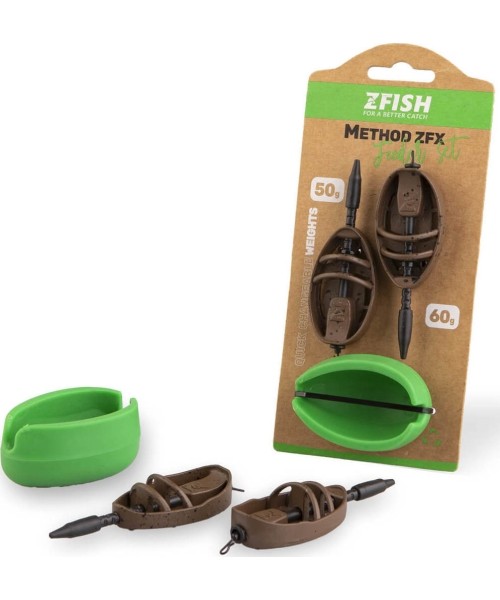 ZFISH Method Feeder rinkinys ZFX 30, 40 g + forma