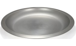 Dishes BasicNature: BasicNature Stainless steel plate
