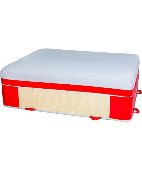 Čiužiniai sportui : Mažas komfortiškas kilimėlis - PVC ir džersio danga - 200 x 150 x 65 cm