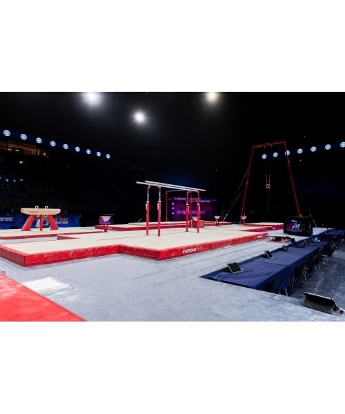 Čiužiniai sportui : KELIUKŠTŲ RINKINYS VARŽYBŲ PARALELINIAMS KELIONAMS - 43 m² - Patvirtinta FIG