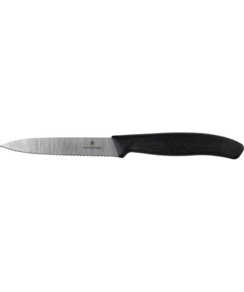 Cutlery : "Victorinox" peilis peiliukas 6.7733 dantytas, juodas