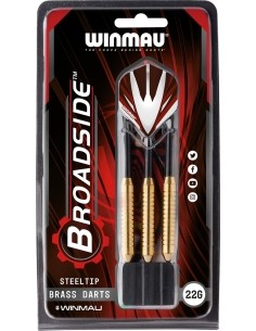 Žalvarinės smiginio strėlytės Winmau Broadside 22 g