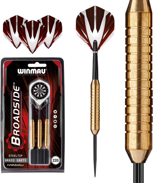 Winmau Broadside brass darts 22 gram