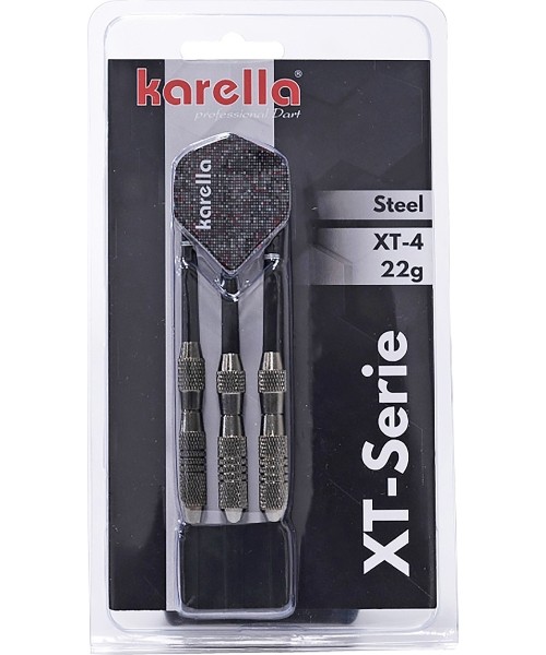 Darts : Karella XT-4 plieninės strėlės 22 gramai