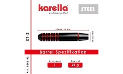 Smiginio strėlytės Karella XT-2 steel tip 21 g