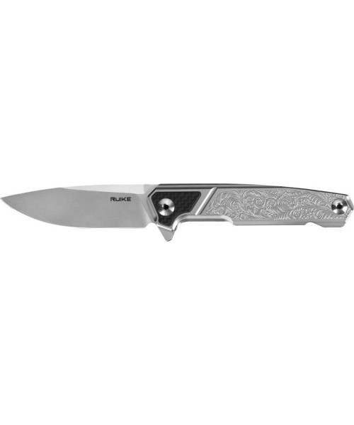 Hunting and Survival Knives : Ruike P875-SZ sidabrinis sulankstomas peilis