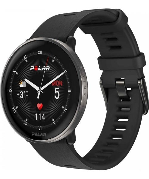 Laikrodžiai ir pulsometrai Polar: Polar Ignite 3 Titano fitneso išmanusis laikrodis