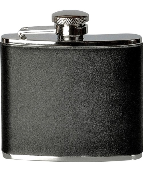 Canteens and Mugs BasicNature: BasicNature Hip flask 'Leather'