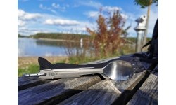 Origin Outdoors Vokietijos armijos stalo įrankiai „Titanium“