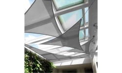 Skėčiai ModernHOME: Stogelis nuo saulės, atsparus vandeniui, 3x3x3 m ModernHome - pilkas