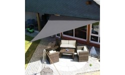 Skėčiai ModernHOME: Stogelis nuo saulės, atsparus vandeniui, 3x3x3 m ModernHome - pilkas