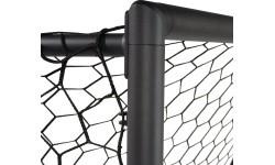 EXIT Scala aluminium football goal 300x200cm - black