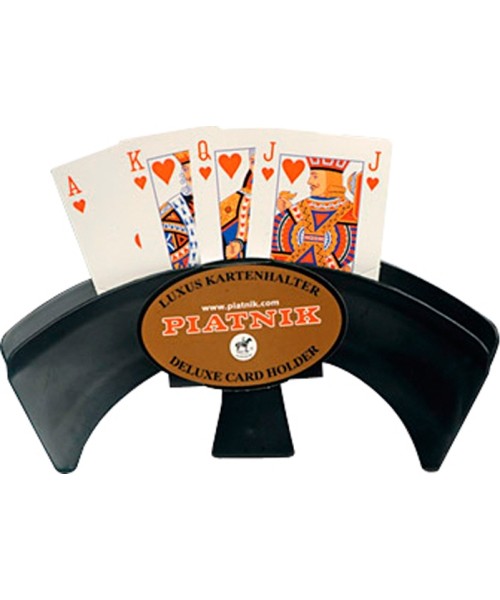 Kortos, pokeris ir kauliukai : "Piatnik" kortelių laikiklis "DeLuxe