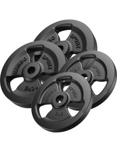Cast Iron Weights Set Marbo, 30kg / 2x10kg + 2x5kg