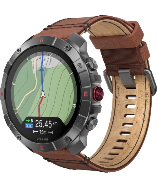 Laikrodžiai ir pulsometrai Polar: POLAR GRIT X2 PRO TITAN sportinis laikrodis