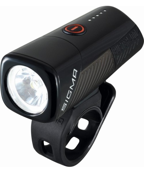 Aksesuarai bei priedai dviračiams : Priekinė lempa Sigma Buster 400 USB