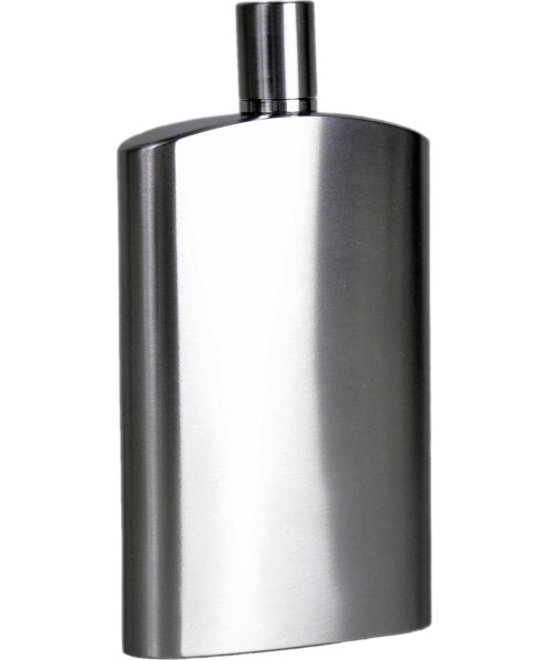 Canteens and Mugs BasicNature: BasicNature Hip flask 'Brush'
