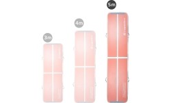 Inflatable Exercise Mat inSPORTline Airstunt 500 x 100 x 10 cm Coral Pink w/ Electric Pump