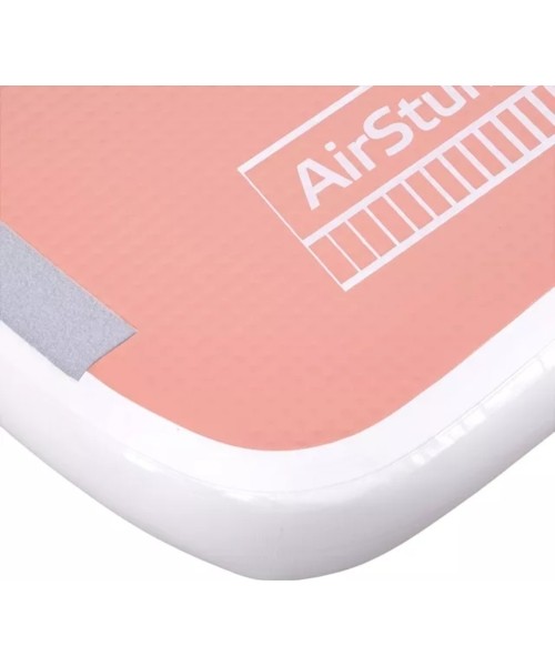 Inflatable Exercise Mat inSPORTline Airstunt 500 x 100 x 10 cm Coral Pink w/ Electric Pump