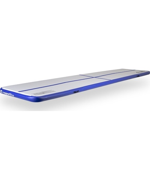 Inflatable Exercise Mat inSPORTline Airstunt 500 x 100 x 10 cm White w/ Electric Pump
