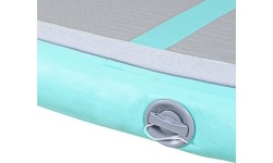 Pripučiamas gimnastikos kilimėlis inSPORTline Airstunt 300 x 100 x 10 cm, baltas, su elektriniu siurbliu
