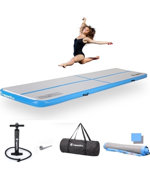Inflatable Mats inSPORTline: Inflatable Exercise Mat inSPORTline Airstunt 400 x 100 x 10 cm White w/ Hand Pump