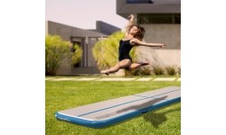 Inflatable Exercise Mat inSPORTline Airstunt 300 x 100 x 10 cm White w/ Hand Pump