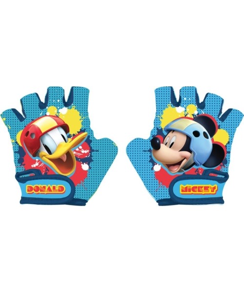 Aksesuarai bei priedai dviračiams : Pirštinės MICKEY (mėlynos)