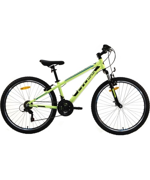 Dviračiai jaunimui ir suaugusiems : CROSS Boxer 26'' 21G dydis 35cm (žalia)