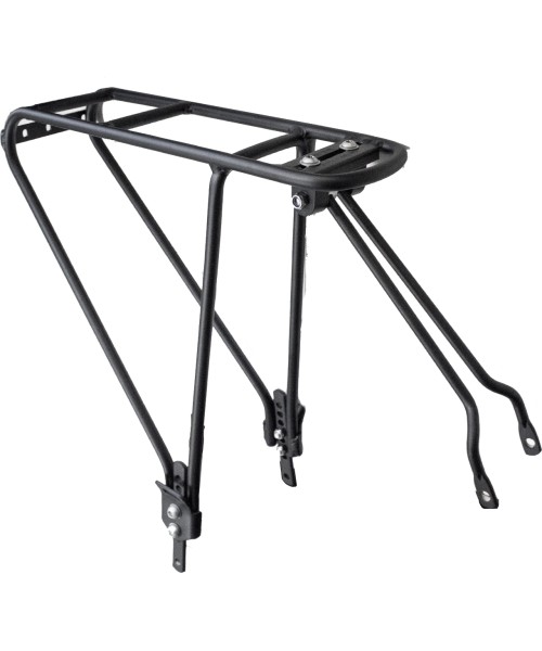 Gloves & Helmets & Accessories : Luggage carrier HYL34 24-28", aluminium (black)