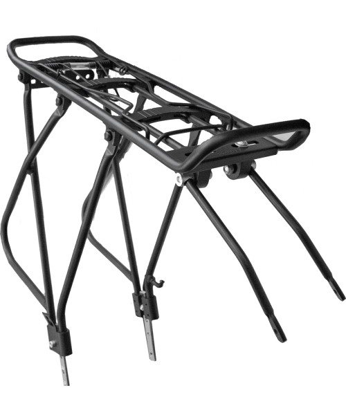 Gloves & Helmets & Accessories : Luggage rack HYL05 22-28", aluminium (black)
