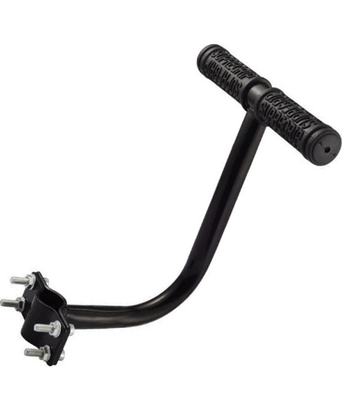 Gloves & Helmets & Accessories : Handles for children's bicycle seats 25.4-31.8mm, steel (black)