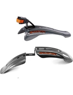 SKS Crusher Dirtboard Fender Set, plastic (black)