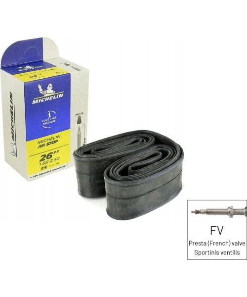 Gloves & Helmets & Accessories : Kamera MICHELIN AIR STOP GAL-FV 48MM 26x1.85/2.4