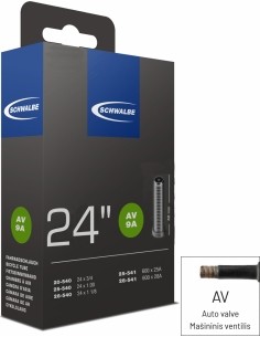 Kamera Schwalbe 24X1.00 AV9A 40MM 20/28-540 25/28-541
