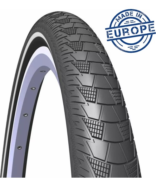 Gloves & Helmets & Accessories : Padanga Rubena Cityhopper 28x2.00 (52-622) su atšvaitine juostele