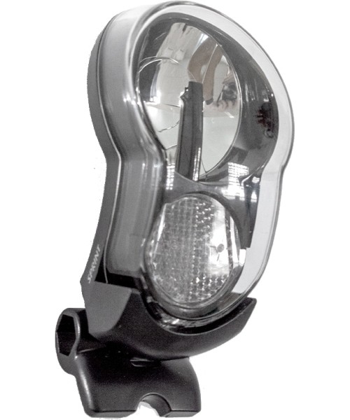 Gloves & Helmets & Accessories : Priekinis žibintas nuo dinamos, AXA Sprint LED 10 LUX, SR Suntour šakei