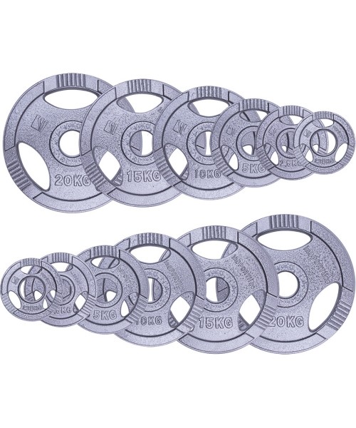 30 mm - Plieniniai svoriai inSPORTline: Olympic Weight Plate Set inSPORTline Hamerton 1.25 – 20 kg