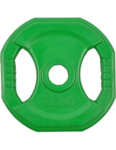 30 mm - Plieniniai svoriai padengti guma inSPORTline: Guma padengtas svoris 30mm inSPORTline Pump 2.5kg