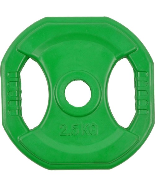 30 mm - Plieniniai svoriai padengti guma inSPORTline: Guma padengtas svoris 30mm inSPORTline Pump 2.5kg