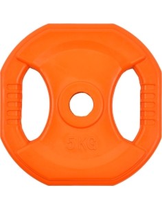 30 mm - Plieniniai svoriai padengti guma inSPORTline: Guma padengtas svoris inSPORTline Pump, 30 mm, 5 kg